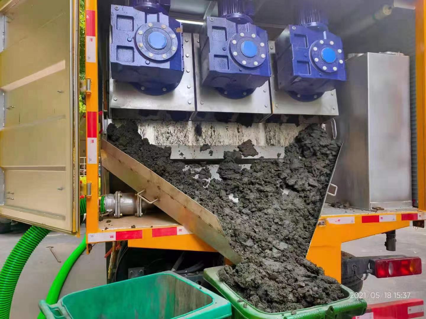 荥阳化粪池清掏城市维护站-泥浆净化干湿分离处理